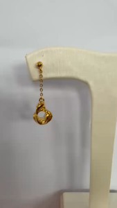 Poh Heng Jewellery 22K Dangling Earrings in Yellow Gold *Online Exclusive* [Price By Weight]