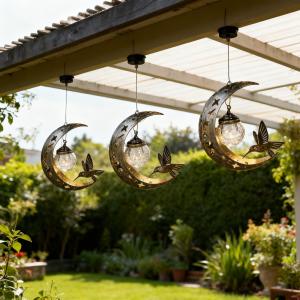 Solar Powered Fairy Lights Bird Glass Ball Lantern Garden Decorative Lighting Gifts for Festivals