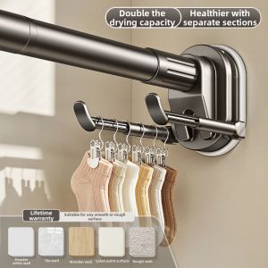 WEILAISHI | Multi-Purpose Extendable Stainless Steel Clothes Drying Rack