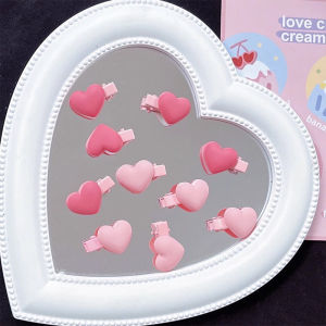 คลิปผมหน้าม้าน่ารัก สีชมพูเกาหลีหวาน ละเอียดอ่อนหน้า เครื่องประดับผมนักเรียนเด็ก/พูหญิง คลิปผมประกอบด้วย Culolo