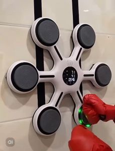 HOMEAPPLIANCESOLUTIONS Electronic intelligent music boxing machine for adults and children response electronic target trainer with light rhythm card point music boxing wall target music room sandfight equipment