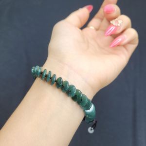 Q634 Vòng full đồng điếu Lam Ngọc màu đậm tết handmade ko kén mệnh - Phong Thuỷ TUDO P