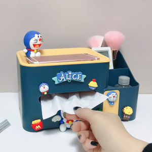 Creative Cute Rectangular Plastic Tissue Box Remote Controller Storage for Living Room Coffee Table Restaurant Simple Luxury