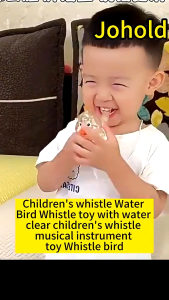 Transparent Waterbird Whistle Can Be Filled with Water Learn Bird Call for Infants And Toddlers Childrens Oral Muscle Pronunciation Training Toy