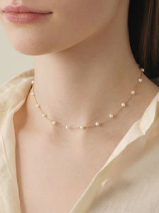 YISHU | Australian White Pearl 18K Gold Plated Necklace