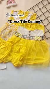 Dress Tutu Bayi Perempuan new 0-6 Bulan Kuning