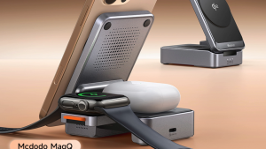 [Mcdodo Chính Hãng]Trạm Sạc Không Dây 3 Trong 1 CH-5192 – Gập Gọn Hít Từ Tính MagQ Qi2 | Tặng Kèm Củ Sạc 33W (Chuẩn EU)CHÍNH HÃNG