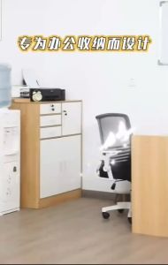 ตู้เก็บเอกสาร ตู้ไม้อเนกประสงค์ มาพร้อม 3 ชันกุญเฮง ลิ้นชักเก็บ เเข็งเเรง 5 ทั้ง ที่ล็อคใช้ได้จริง