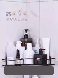 ✨รับประกันสินค้า✨ชั้นวางของเข้ามุม ติดผนัง แบบไม่ต้องเจาะรู ที่วางของเข้ามุม ชั้นวางของเข้ามุมห้องน้ำห้องครัว อเนกประสงค์