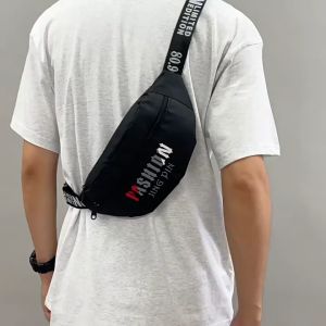 PIYU 【จัดส่งภายใน 2-3 วัน】กระเป๋าคาดเอวสำหรับกีฬาวิ่งกระเป๋าคาดหน้าอกเรียบง่ายและทันสมัยกระเป๋าคาดตัวแบบสบายๆกระเป๋าสะพายไหล่กระเป๋าโทรศัพท์มือถือน้ำหนักเบา