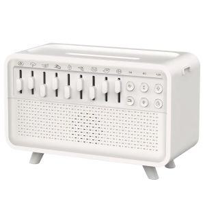 4 in 1 HIFI Bluetooth Speaker LED White Noise Speaker White Noise Sleep Aid Night Light Humidifier Machine with 8 Nature Sounds