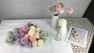 Better Home - Bunga Dandelion Palsu Artificial Flower Pompom Tangkai Plastik Home Decor EMYEF