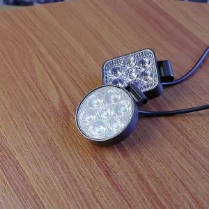 Đèn LED Làm Việc Hình Vuông Mini 2.5 Inch 7 Bóng LED Đèn Pha Xe Jeep JK 4x4 Xe Tải 4WD Đèn Chiếu Sáng Ngoài Trời Tàu Biển 9V-30V IP65 Góc Chiếu Điểm