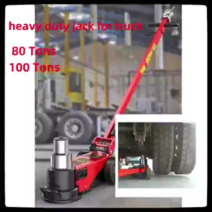 Horizontal pneumatic jack 50T 80 tons hydraulic jack auto repair truck special hydraulic jack