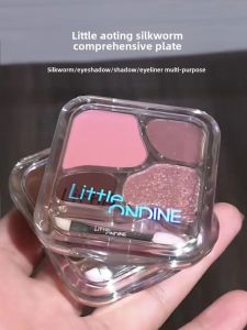 ลิตเติ้ลออนดีน เอสเทติกอายแชโดว์สี่สีเน้นดวงตาสดใสแต่งหน้าอายไลเนอร์แบบออลอินวันความละเอียดสูงลง