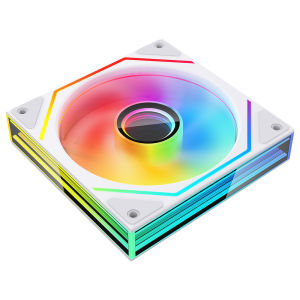 Jungle Leopard Prism 6max Case Cooling Fan Silent ARGB Divine Light 12cm Synchronous Temperature Control Front and Back Leaf Ful