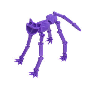DIY Assembly 3D Printed Monster Cat Toy Posable Jointed Animal Figurine Stress Relief Desktop Decoration Creative Gift