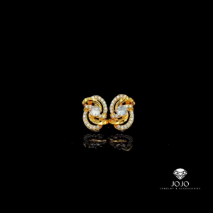 B1083 Bông tai nữ thiết kế sang trọng đính đá sáng lấp lánh JOJO
