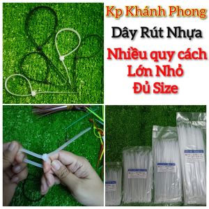 (500 sợi) 30cm dây rút nhựa dây thít nhựa bảng nhỏ