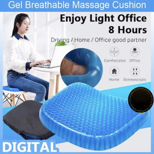 Chair Cushion Pressure Relief Gel Cushion Wheelchair Cooling Support Gel Car Ice Pad Gel Cushion Non-Slip Soft