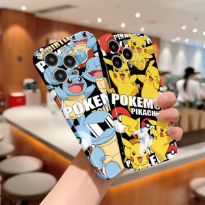 Hontinga All-inclusive Film Casing For OPPO A12 A7 A5S A12S A9 2020 F11 Case Korean film Phone Case Cartoon Pokémon Pikachu Back Casing lens Protector Design Hard Cases Shockproof Shell Full Cover Casing For Girls
