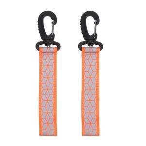 2PCS Reflective Straps For Backpack Reflective Safety Keychain For Backpack Carefully Designed Safety Supplies For Camping