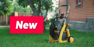 REMAX Garden Hose Reel Water Holder Water Pipe Roll Storage Rack Water Pipe Holder Rak Penyimpanan Gulung Paip Trolley type water pipe holder