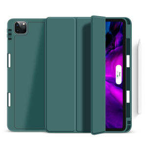 Silicon Case for iPadPro11/Pro 12.9 2022 iPad 10 10.9 with Pencil Holder Air 11”iPad A16 2025 Air5 Support Pencil Charging mini6 8.3 slim ipad7/8/9 10.2 2021 iPad 9.7 2017/2018 Air Air2 10.5 Air 3