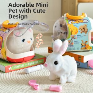 Walk and Barking Electric Stuffed Dog Toy Rabbit Gift