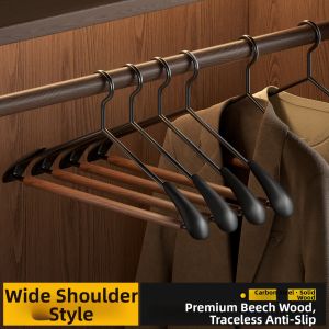 FAJIENUO | Beech Wood Non-slip Clothes Hanger