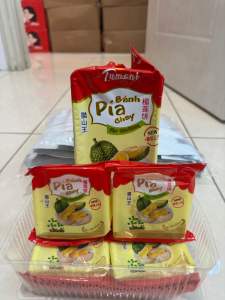 (HALAL) 巧卖 猫山王 榴莲饼爆浆榴莲酥300g Pia Durian Asli Vietnam Banh Chay