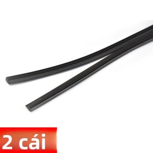 2 Chiếc 6Mm Khăn Lau Xe Ô Tô Thay Thế Dải Cao Su Không Xương Không Khung Khăn Lau Kính Chắn Gió Phụ Kiện Cho 26-32 Inch Khăn Lau