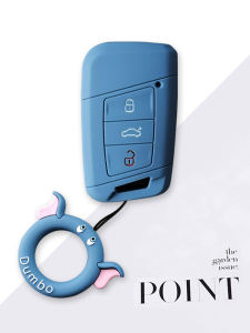 Universal Car Key Cover Silicone Protective Shell for Volkswagen Passat CC Arteon B8 VW Touran Mens Style Modification