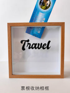 Ticket Holder Photo Frame Box Travel Ticket Concert Ticket Movie Ticket Collection Box Storage Book Time Fragments