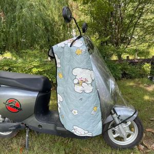 Universal Electric Vehicle Windproof Rainproof High Elasticity PVC Film Transparent Shield Windbreaker Dustproof Cover