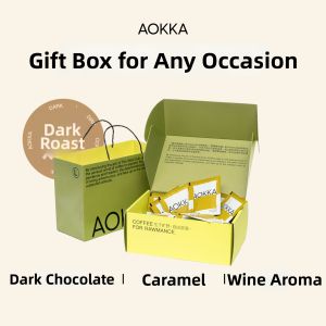AOKKA | Freshly Ground Deep Roasted Hand Drip Coffee Bags 30 Pieces