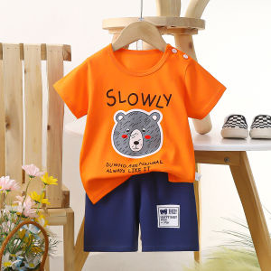 Cotton Childrens Summer Short Sleeve Set