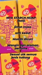 MYA STARCH HIJAB (2PCS)