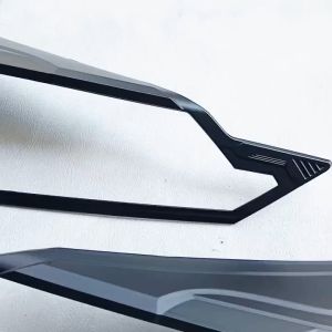 Paket Cover Garnish Lampu Depan Belakang Mobil Agya 2023 Hitam