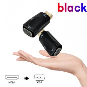 1080P HDMI compatible VGA converter with 3.5mm jack audio cable suitable for TV PC HD for computers and display projectors