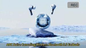 Tai nghe máy tính bảng bluetooth không dây gaming Ultrapods Pro cảm ứng vỏ trong suốt có mic đàm thoại âm thanh hifi bass mạnh