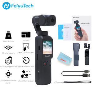 Feiyutech Pocket Camera Gimbal: A 3-Axis Stabilized Handheld Camera with 4K Video & 120° Wide Angle