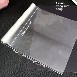 1 Cuộn BOPP Phim Phủ Sẵn Hình Ba Chiều Phủ Lớp Phủ Lấp Lánh Cán Màng Chống Nước Chống Trầy Xước Cho Phim Trang Trí Sổ Lưu Niệm