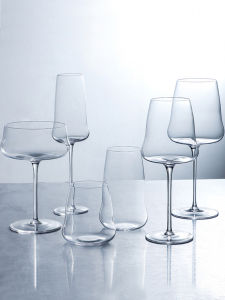 Handmade Ultra-Thin Cloud Wine Glasses Bordeaux Red Wine Crystal Glass High-Stem Burgundy Long-Stemmed Wine Cups