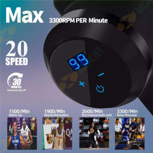 Multi Function Massage Gun 12V/24V Professional Electric Mini Muscle Massager Relax Muscle Vertebral Massager with Bag