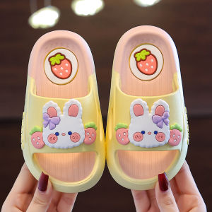 Princess Style Anti-Slip Childrens Slippers for Girls Baby Cotton Slippers Home Bathroom Use Comfortable Summer Slippers