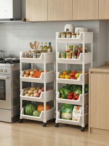NIFENG | Multifunctional Mobile Storage Shelf