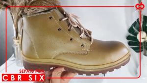 NEFF / Sepatu safety boot kulit asli / Pelindung besi ujung kaki / Sepatu Keselamatan kerja HRC 380