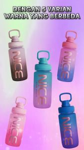 Botol Minum Kapasitas 550ML Botol Minum Sport OLahraga Dengan Design Gradasi Anti Bocor -YY-566