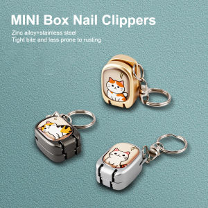 🔥🔥🔥JULYHOT Exquisite Luggage Keychain Foldable Nail Cutter Stainless Steel Nail Clippers Rotary Toenail Fingernail Manicure Trimmer